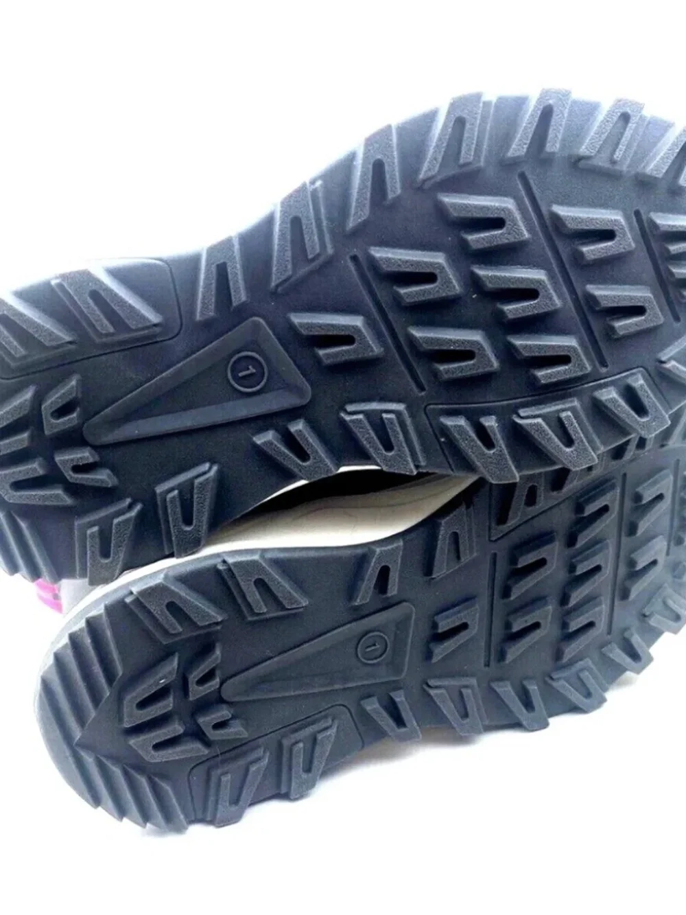 Girls Boots Shoes Size 1 Children Kids Footwear Gray Hightop Water Repellent